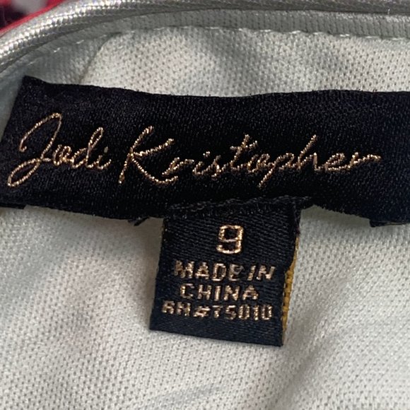 Jodi Kristopher Formal Elegant Floral Skirt Pleated Flared Puffy Skirt Pink 9 - Picture 2 of 13